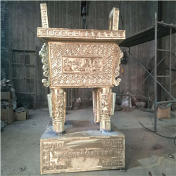 四足銅鼎生產 四足銅鼎生產