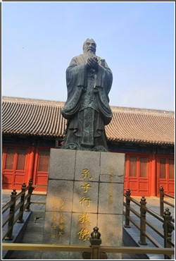 景觀孔子銅雕塑 景觀孔子銅雕塑
