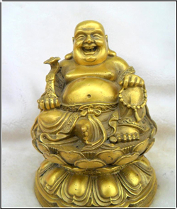 純銅彌勒佛銅像 純銅彌勒佛銅像