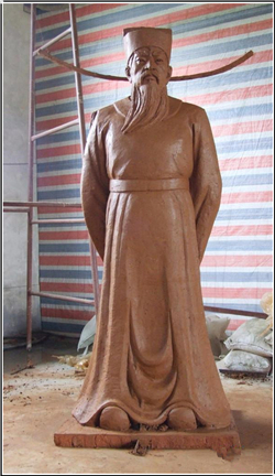 古代人物包青天人物銅雕塑 古代人物包青天人物銅雕塑