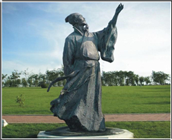 古代人物銅像 古代人物銅像