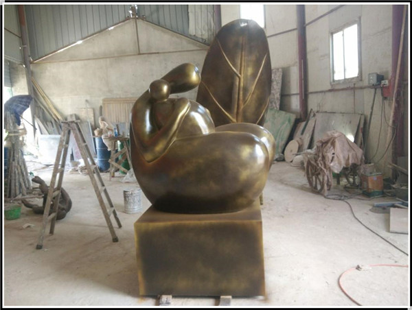 抽象親子雕塑 抽象親子雕塑