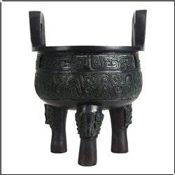 三足圓鼎鑄造 三足圓鼎鑄造