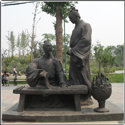 大型公園古代人物銅雕塑 大型公園古代人物銅雕塑