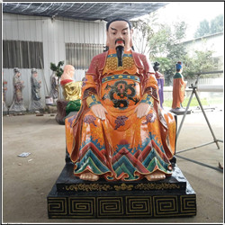 真武大帝彩繪銅像 真武大帝彩繪銅像