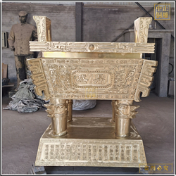 鑄銅關公 批發落地金屬銅鼎擺件