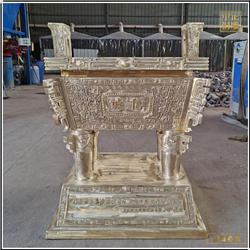 鑄銅關公 禮品一言九鼎純銅鼎