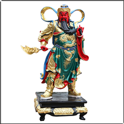 鑄銅關公 客廳銅關公像擺件鑄造