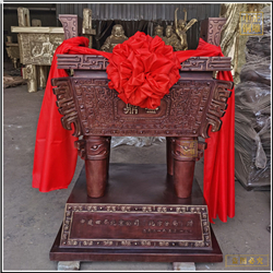 鑄銅關公 定制仿古青銅器四足方鼎