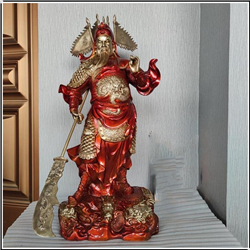 刀劍朝下關公像制作 刀劍朝下關公像制作