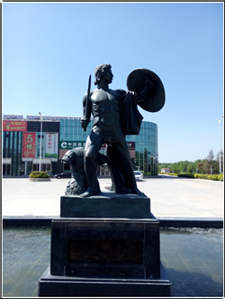 鑄銅關公 景觀廣場人物銅雕塑