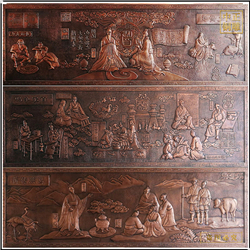 古代人物銅浮雕 古代人物銅浮雕