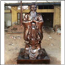 鑄銅關公 校園抱拳孔子銅像鑄造