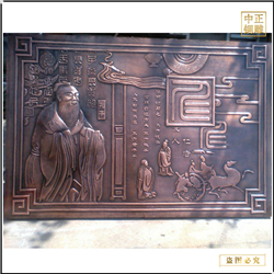 鑄銅關公 老子銅浮雕鑄造