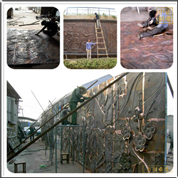 鑄銅關(guān)公 室外大型浮雕鑄造