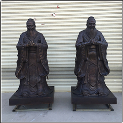 鑄銅關(guān)公 一米孔子銅雕鑄造廠