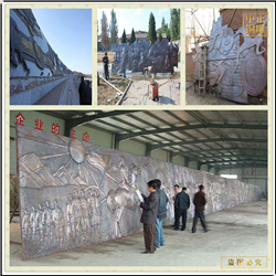 鑄銅關公 景觀大型銅浮雕