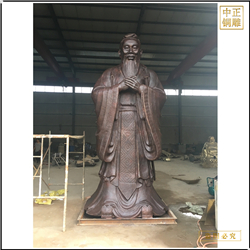 校園孔子教學雕塑擺件 校園孔子教學雕塑擺件