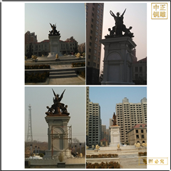 鑄銅關(guān)公 小區(qū)雕塑鑄造廠