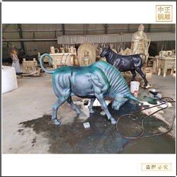 鑄銅關(guān)公 奮發(fā)銅牛批發(fā)零售