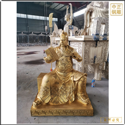 大型站像銅關公 大型站像銅關公