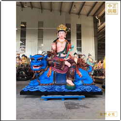 彩繪文殊普賢銅佛像批發(fā)廠 彩繪文殊普賢銅佛像批發(fā)廠