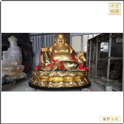 2米彌勒佛銅像制作 2米彌勒佛銅像制作