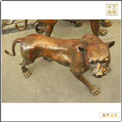 純銅仿古小型金錢(qián)豹