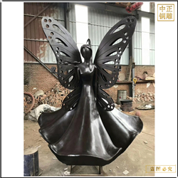 鑄銅關公 園林景觀抽象人物雕塑