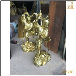 鑄銅關公 純銅銅像鑄造