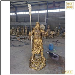 站像關(guān)公銅雕 站像關(guān)公銅雕