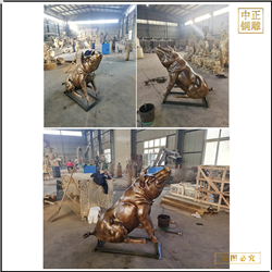 鑄銅關公 景觀銅豬雕塑鑄造