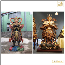 鑄銅關(guān)公 大型室外韋馱佛像鑄造