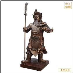 立式關(guān)圣大帝銅雕 立式關(guān)圣大帝銅雕