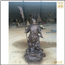 捋胡子持刀關公像 捋胡子持刀關公像