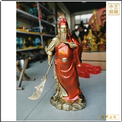 家居飾品關公銅雕塑擺件 家居飾品關公銅雕塑擺件
