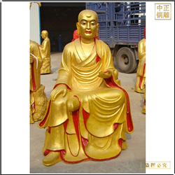 鑄銅關公 十八羅漢銅佛像雕塑