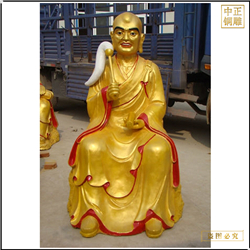 鑄銅關公 加工貼金十八羅漢銅佛像廠