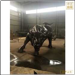 鑄銅關公 廣場華爾街銅牛鑄造