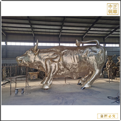 鑄銅關公 河北純銅鑄造華爾街牛