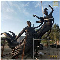 鑄銅關(guān)公 大型園林鳳凰於飛雕塑