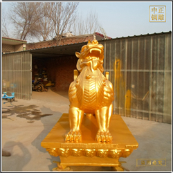 鑄銅關(guān)公 室外大型銅貔貅雕塑價格