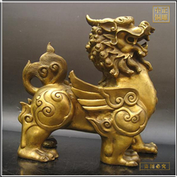 鑄銅關公 銷售80公分銅麒麟