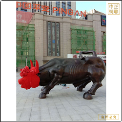 鑄銅關(guān)公 華爾街銅牛2米