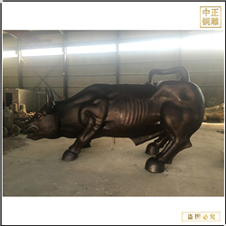 鑄銅關(guān)公 3米華爾街銅牛廠