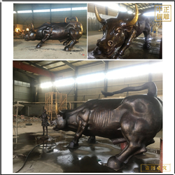 鑄銅關(guān)公 景觀華爾街銅牛雕塑