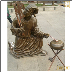 純銅皮影戲雕塑 純銅皮影戲雕塑