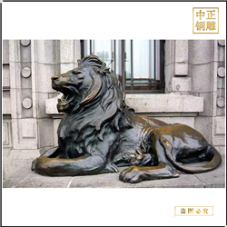 鑄銅關公 2.6米匯豐銅獅子