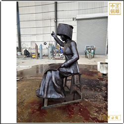 鑄銅關公 少數民族美女銅雕塑鑄造