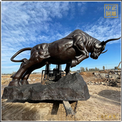 鑄銅關公 城市銅牛雕塑